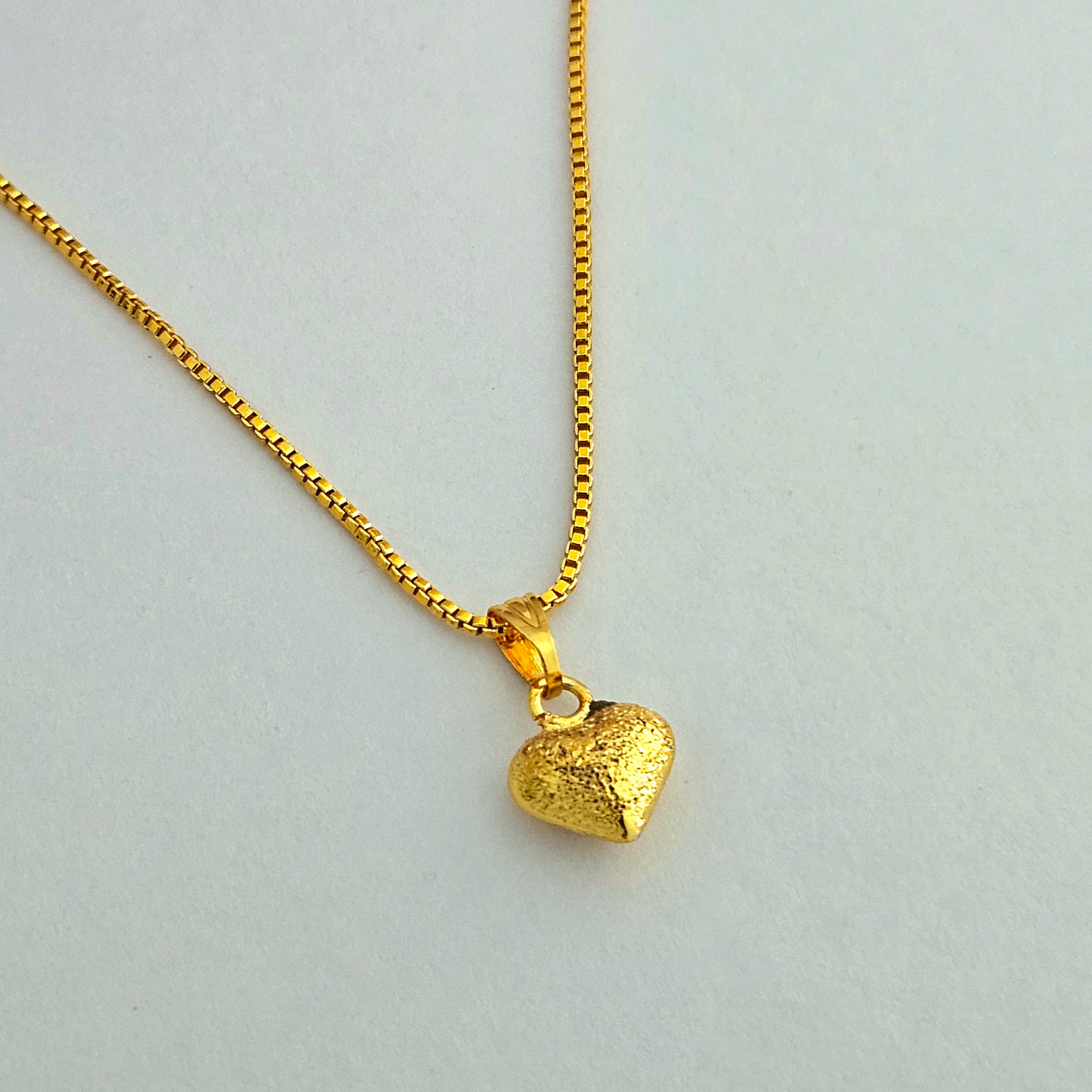 Golden Heart Necklace 