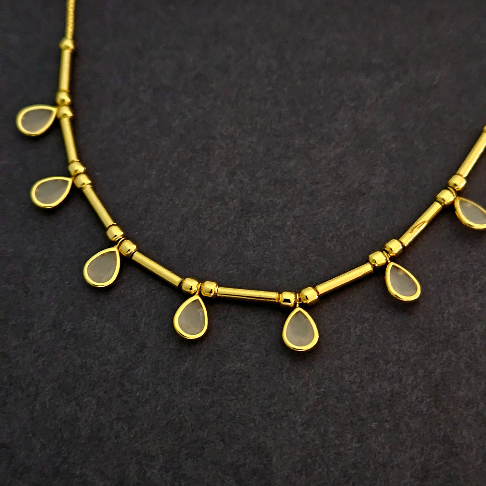 Thumbnail: Barso re - Rain Drops Necklace