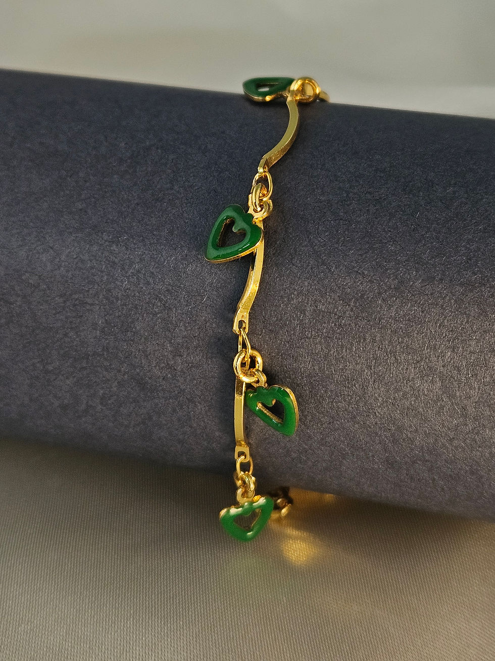 Thumbnail: Love Sick - Heart Shape Hanging Bracelet