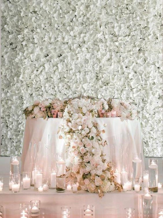 Flower Wall - White Hydrangea