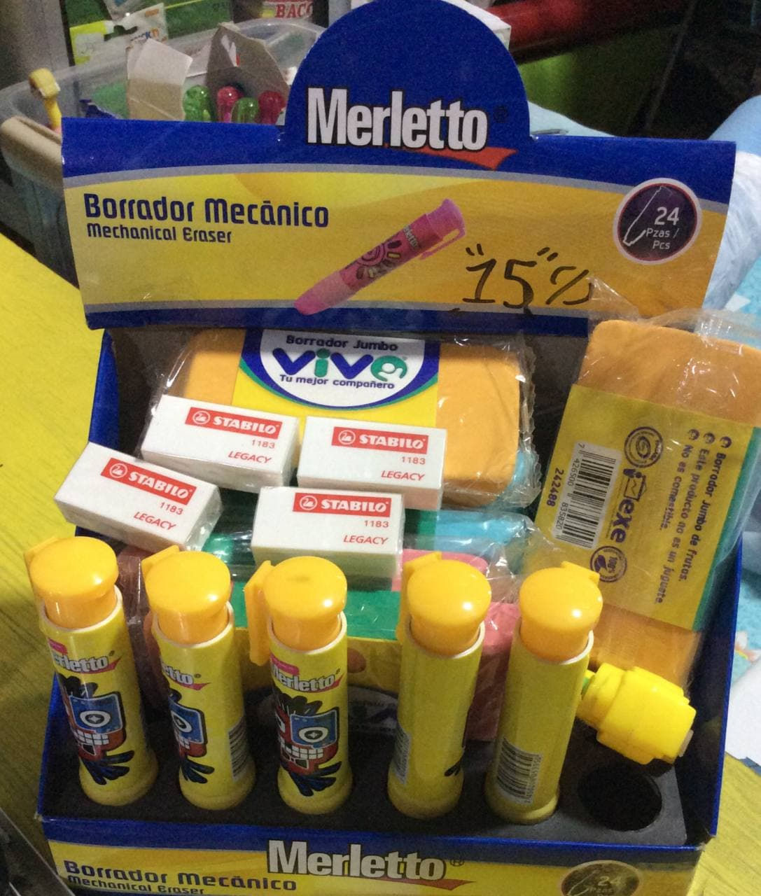 Borrador mecanico