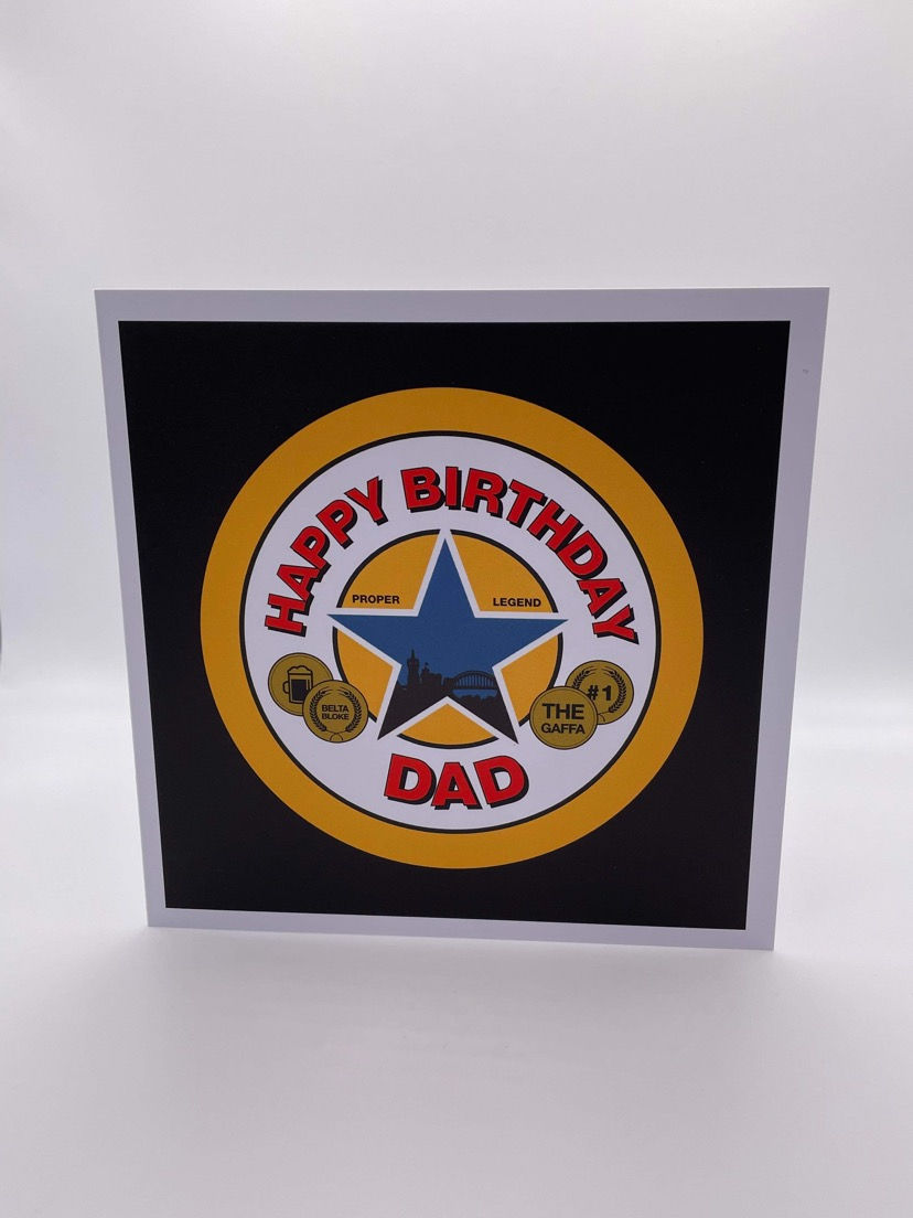 Thumbnail: Brown Ale Dad Birthday Card