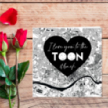Toon & Back Valentine's Card
