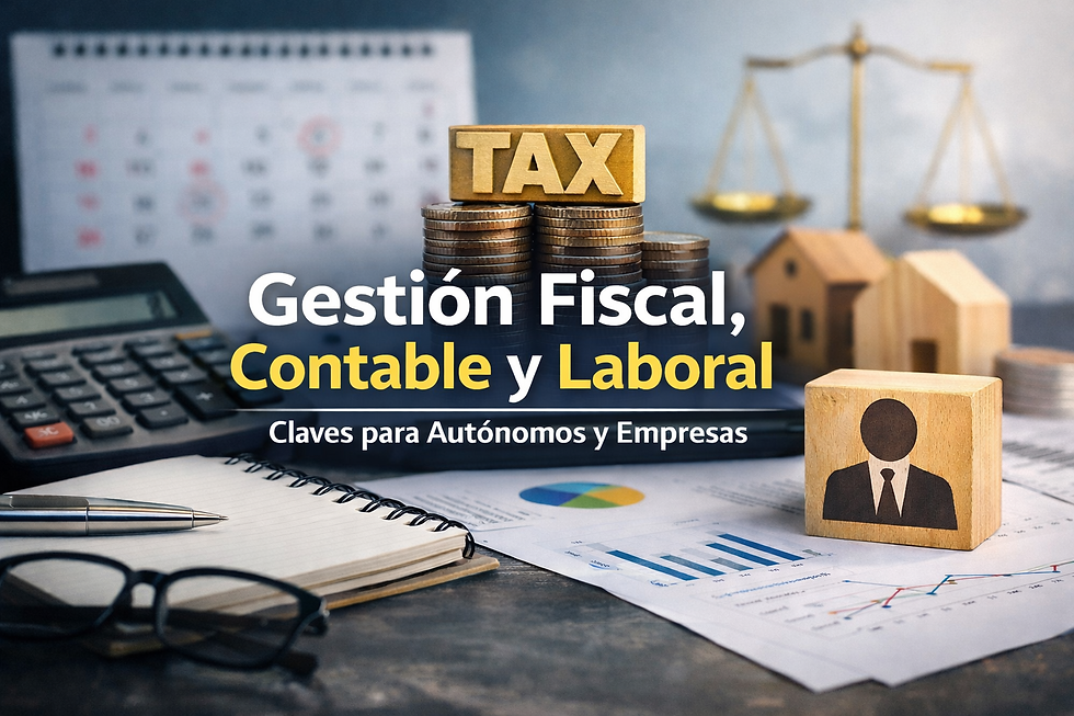 Gestión fiscal, contable y laboral en 2026: claves para autónomos y empresas