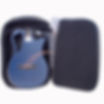 Blue Top Matte Carbon Travel Guitar- OF660B1M