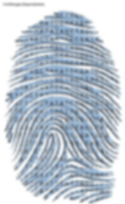 Fingerprint determined by DNA