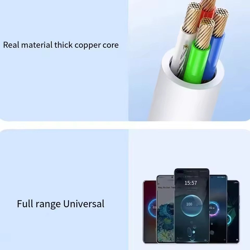 Thumbnail: 120W Super Fast USB‑C to USB‑C Cable — 10A High‑Speed Charging & Data Sync