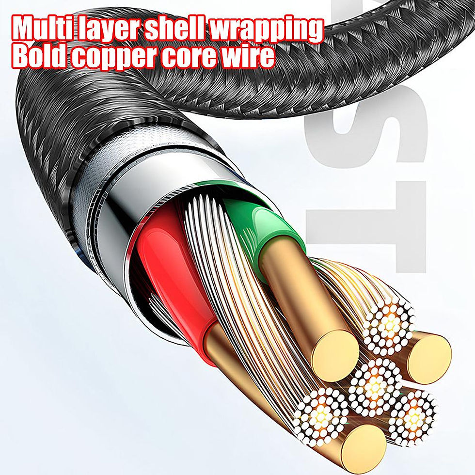 Thumbnail: 240W USB‑C to USB‑C Cable with LED Power Display — Fast Charging