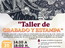 Palacio de Cultura Tlaxcala invita al "Taller de Grabado y Estampa" 