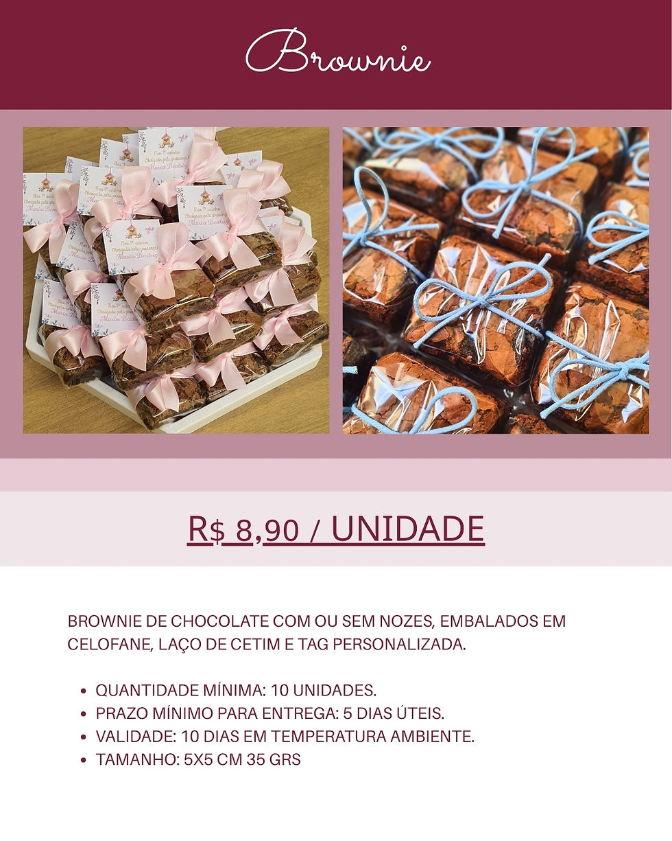 Indicado para chá de bebê e aniversário