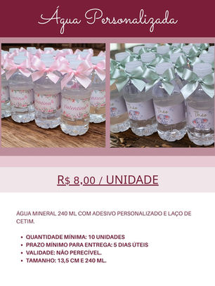 Água Personalizada