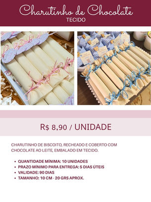 Charutinho em Tecido