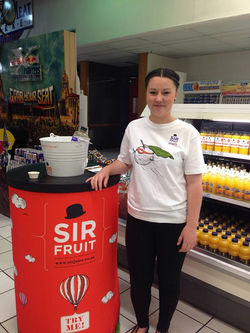 Sir Juice in-store promotion