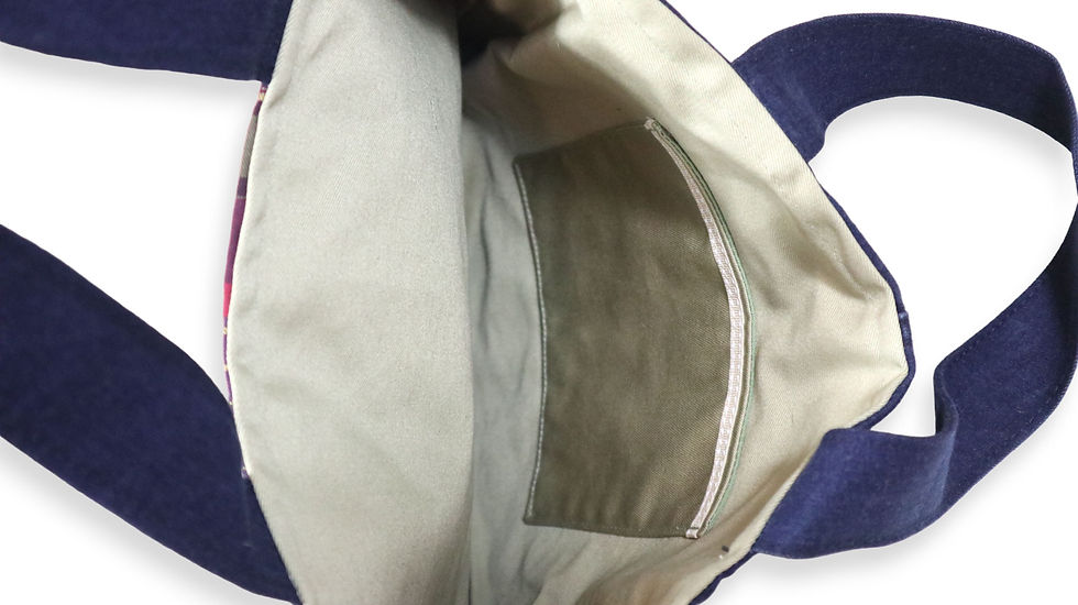Thumbnail: Patchwork Denim Hand Bag