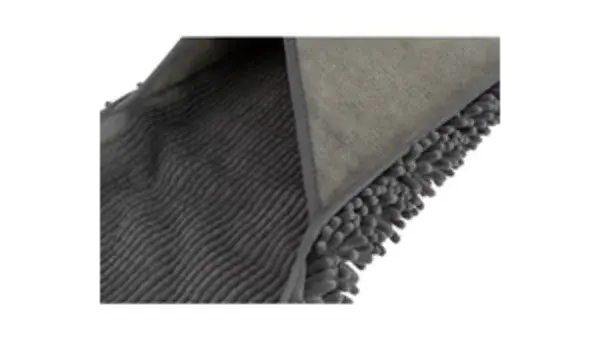 Miniaturbild: Handtuch mit Handlaschen, Microfaser 78 × 32 cm grau