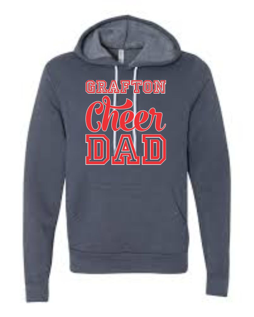 Navy Bella Canvas Cheer Dad Hoodie