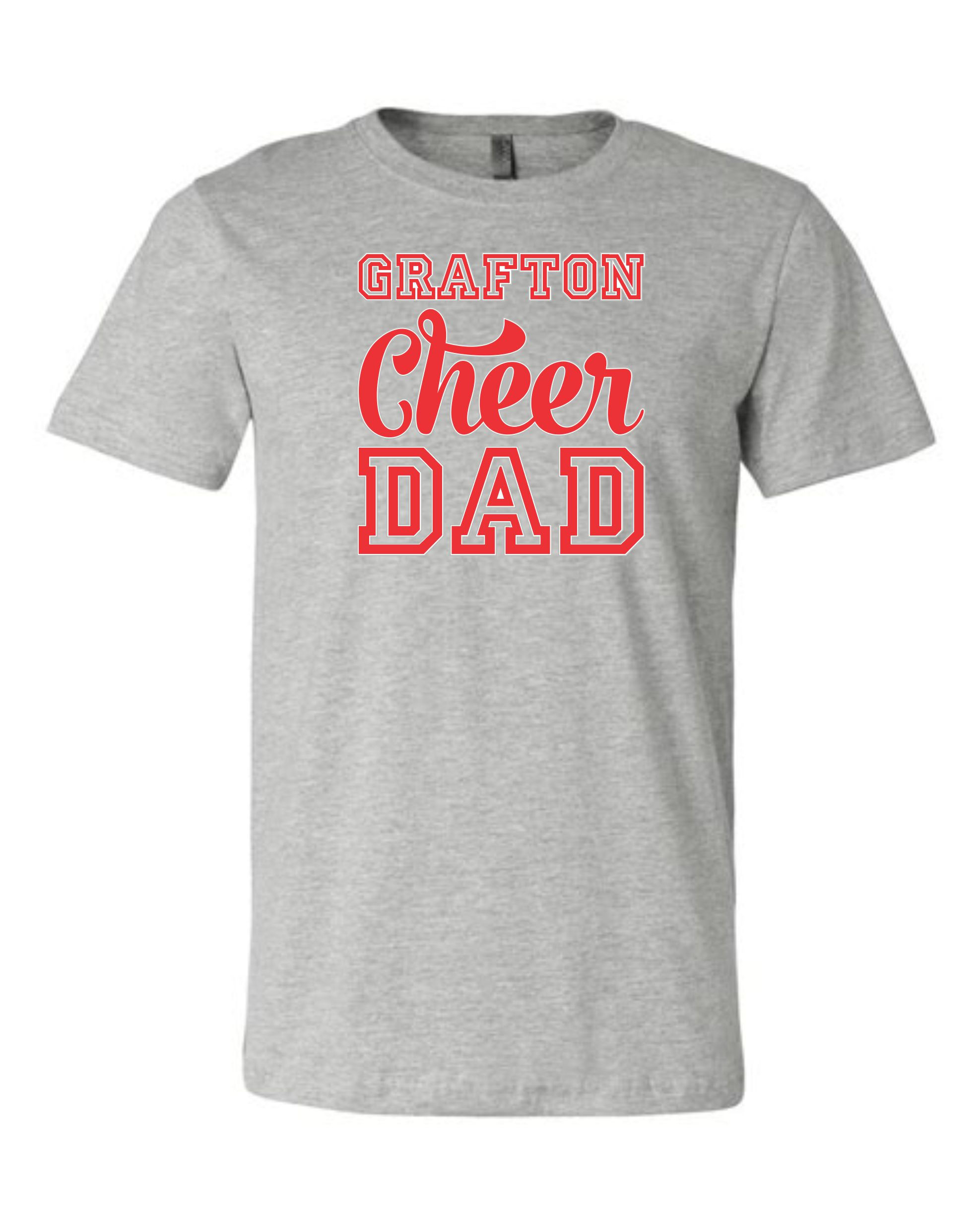 Heather Athletic Bella Canvas Cheer Dad Shirt