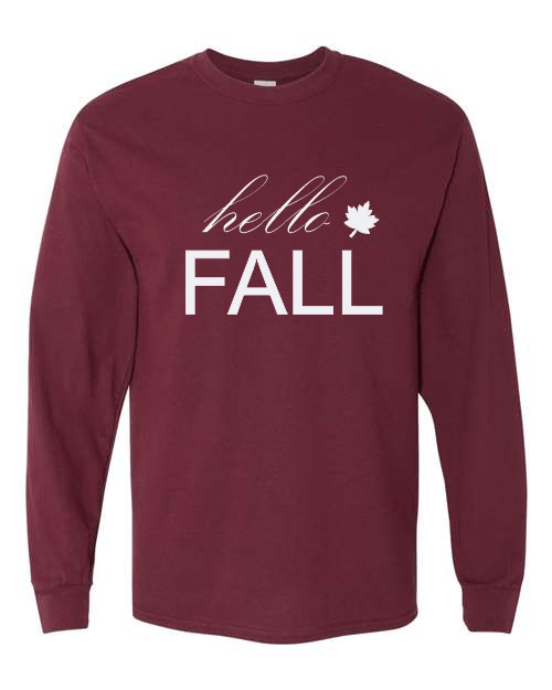 Gildan Hello Fall Long Sleeve