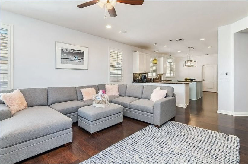 Temecula home with newly painted walls by VB Painting Services, brightening the entire space.