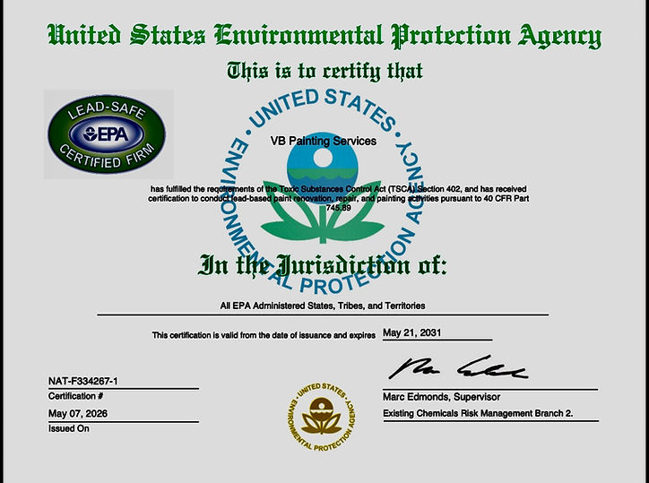 EPA-RRP Certification