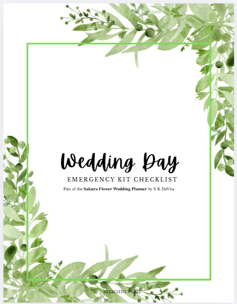 Wedding Day Emergency Checklist