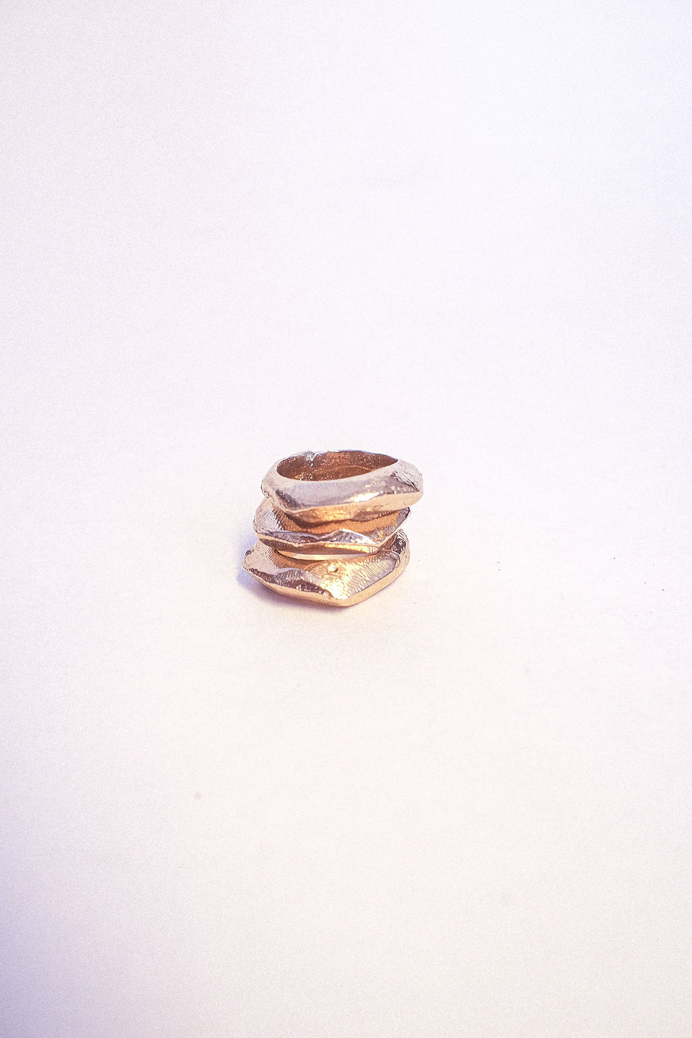 Thumbnail: ANCESTRAL BRONZE STACKER RING
