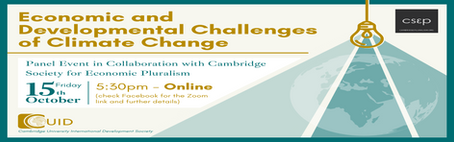 Economic and Developmental Challenges of Climate Change