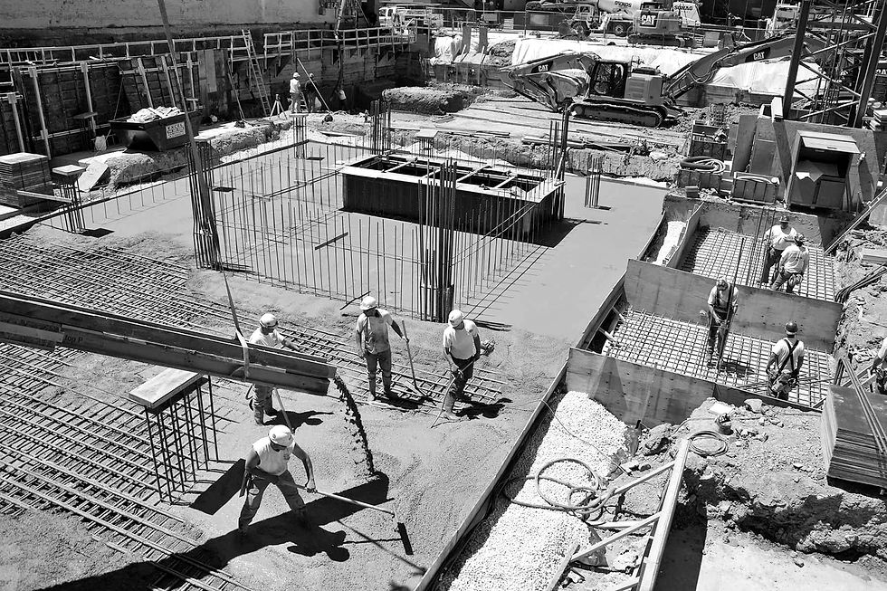 Commercial Concrete Contractor pouring a slab in Houston Texas