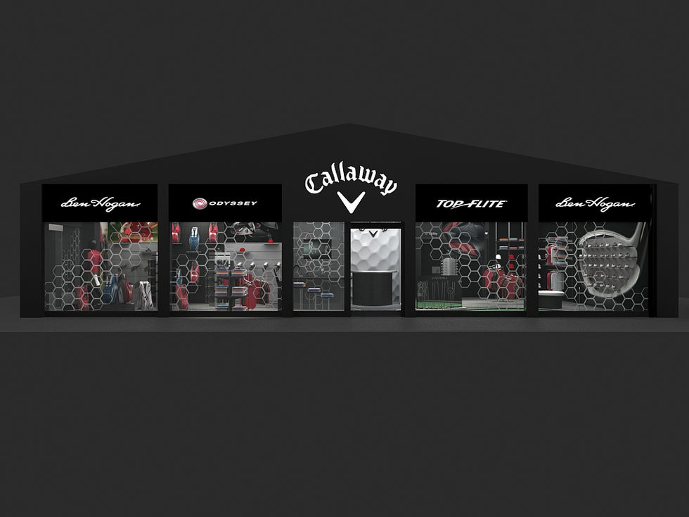Callaway Golf store concept designed by Hari Kara