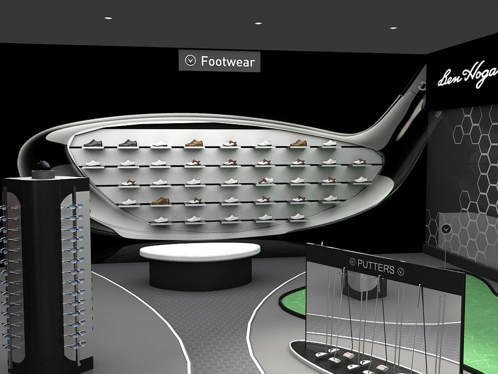 Callaway Golf store concept designed by Hari Kara