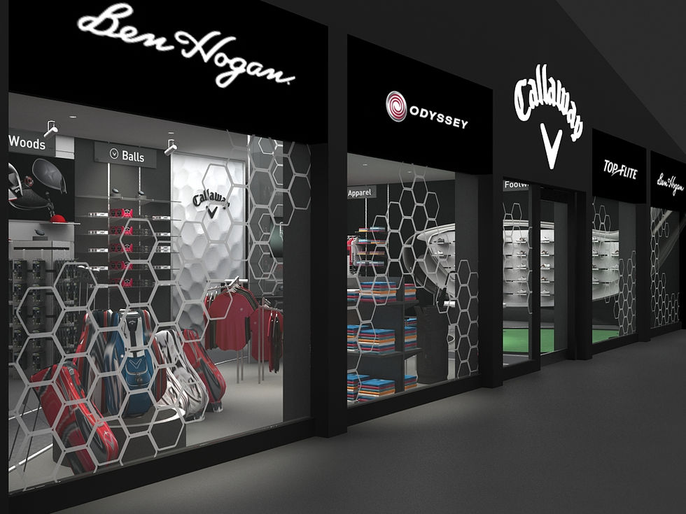 Callaway Golf store concept designed by Hari Kara