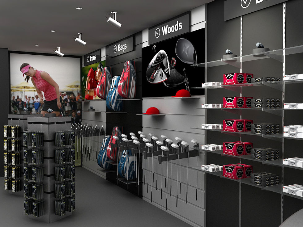 Callaway Golf store concept designed by Hari Kara