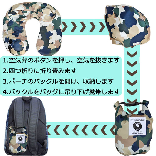 くまたんWC キャリーケースネックピロー旅行バック