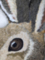 Thumbnail: "Hispid Hare-Loom" Fiber Piece