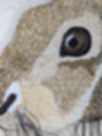 Thumbnail: "Hispid Hare-Loom" Fiber Piece