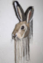 Thumbnail: "Hispid Hare-Loom" Fiber Piece