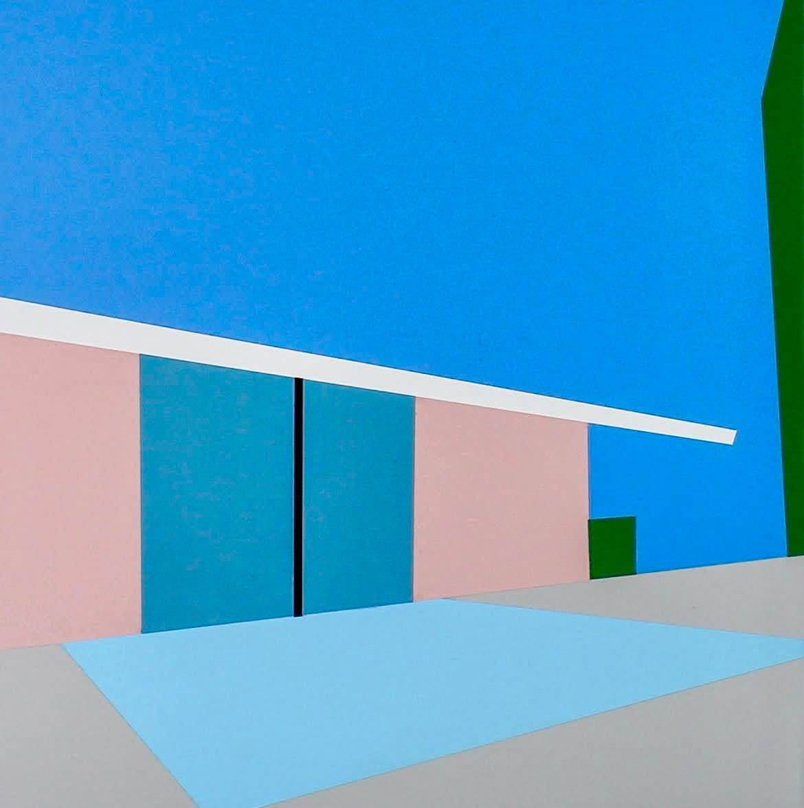 "Palm Springs 401" Acrylic Painting