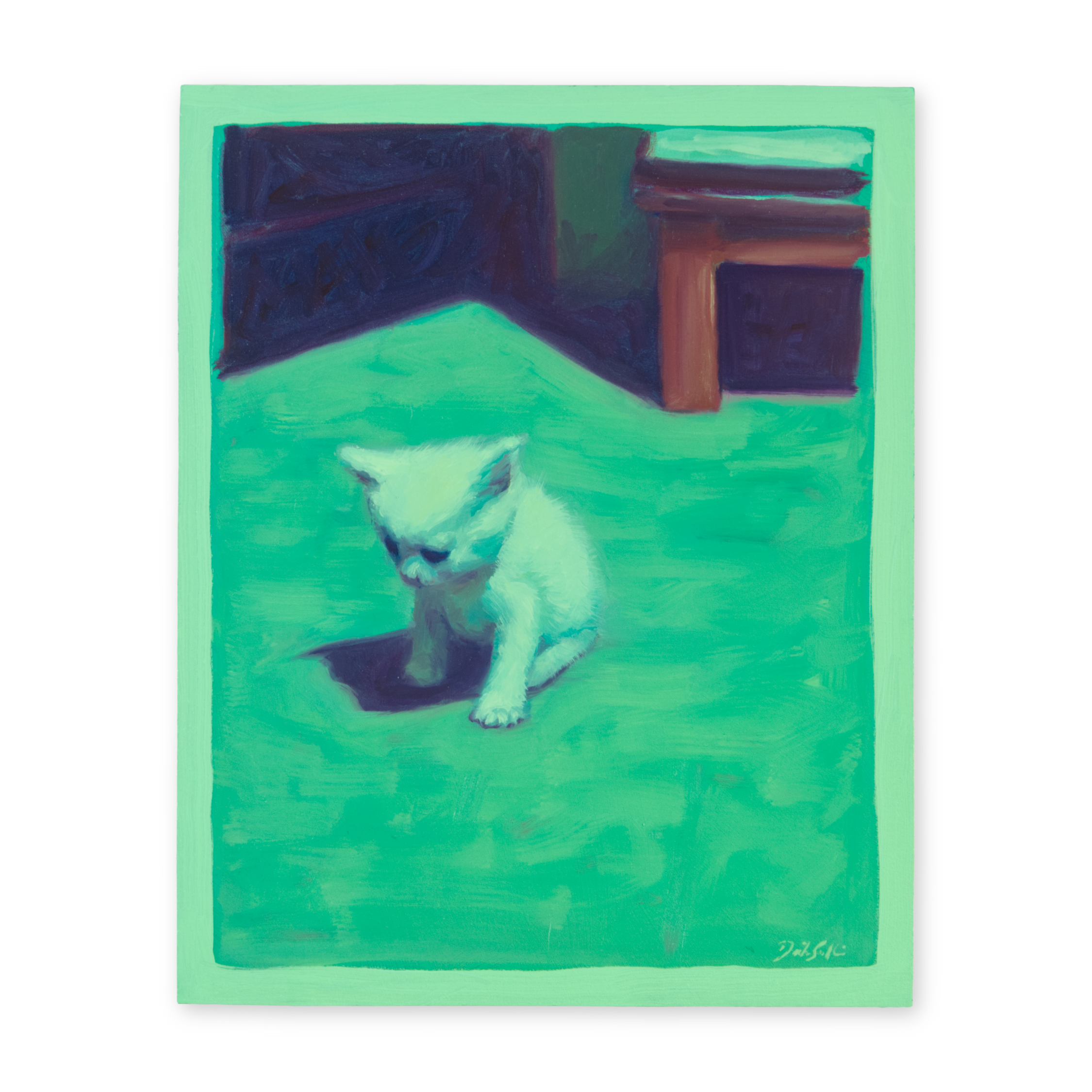 “Newcomer” - Original Oil Painting