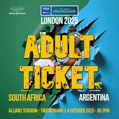 Argentina vs Springboks Adult Ticket