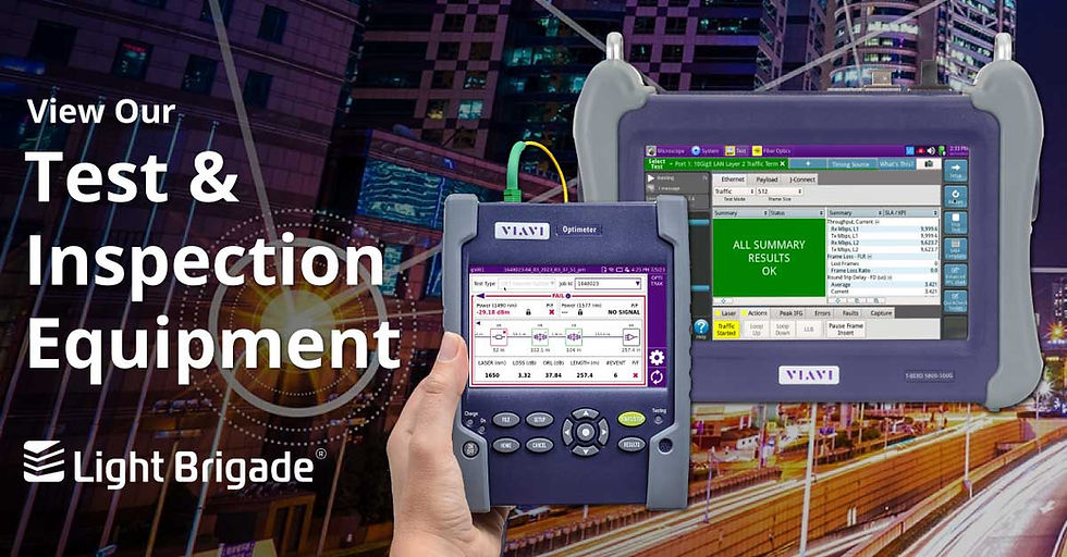 Solutions for testing, inspection, and certification of metro, FTTx/PON, telco, and enterprise/data center networks.