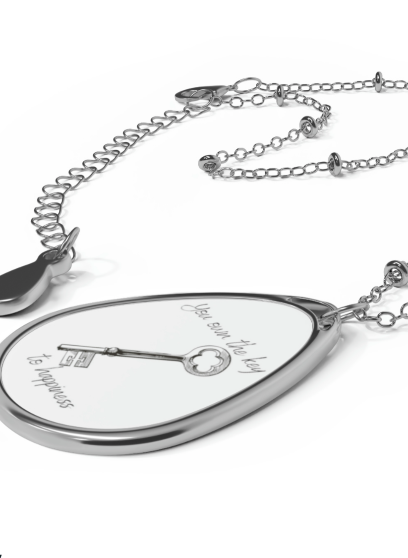 Thumbnail: You Own the Key to Happiness Pendant Necklace 