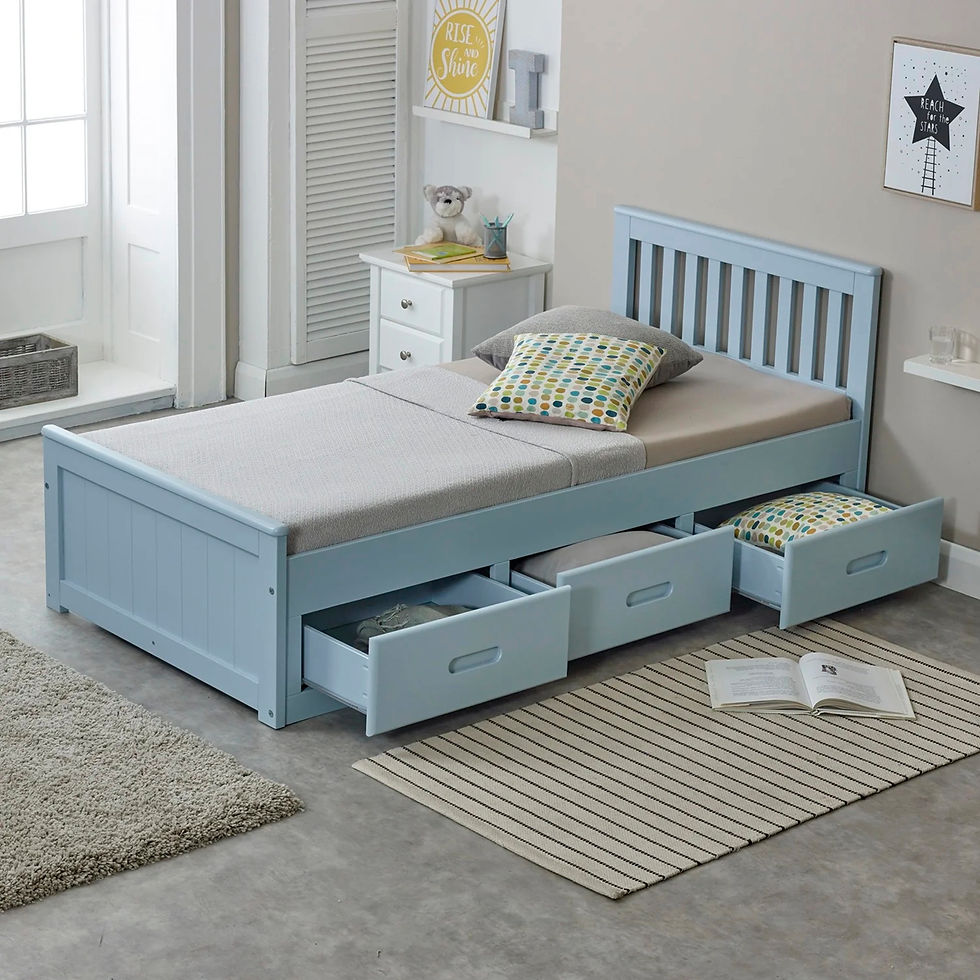 Thumbnail: Mission Pine Storage Bed Single (3ft)