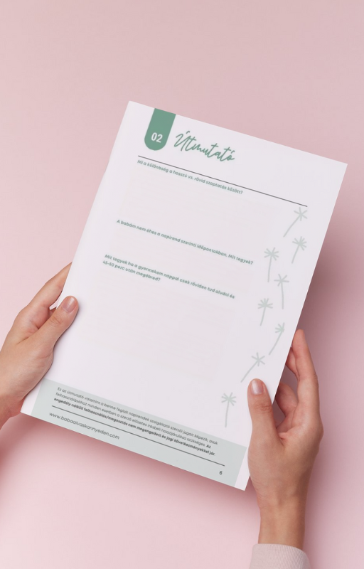 Indexkép: 9-12 hónapos napirend