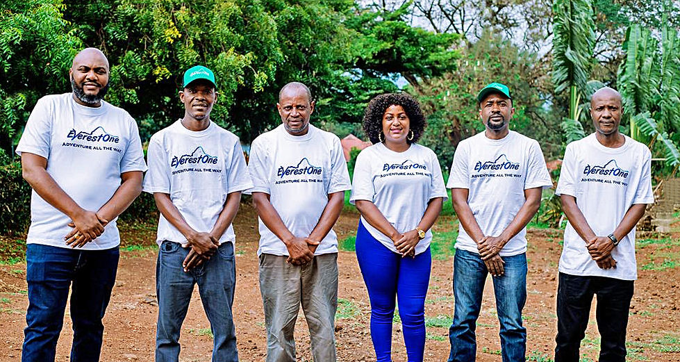 Everest One guiding and management team for Mt Kilimanjaro