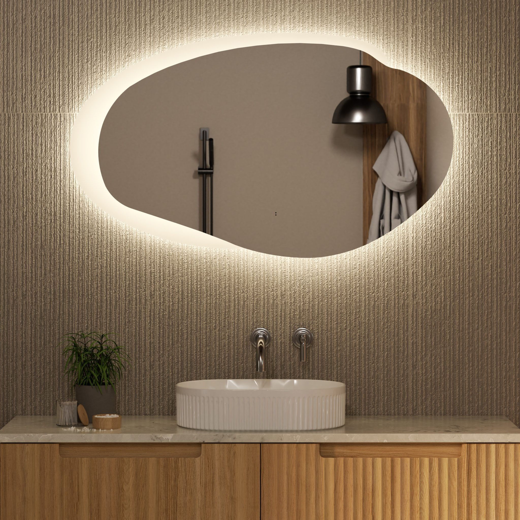 EVANSTON 1100/1300mm LED mirror