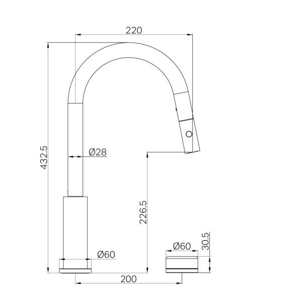 Thumbnail: SERENITY PROGRESSIVE PULL OUT KITCHEN SET WITH ROME TRAVERTINE HANDLE