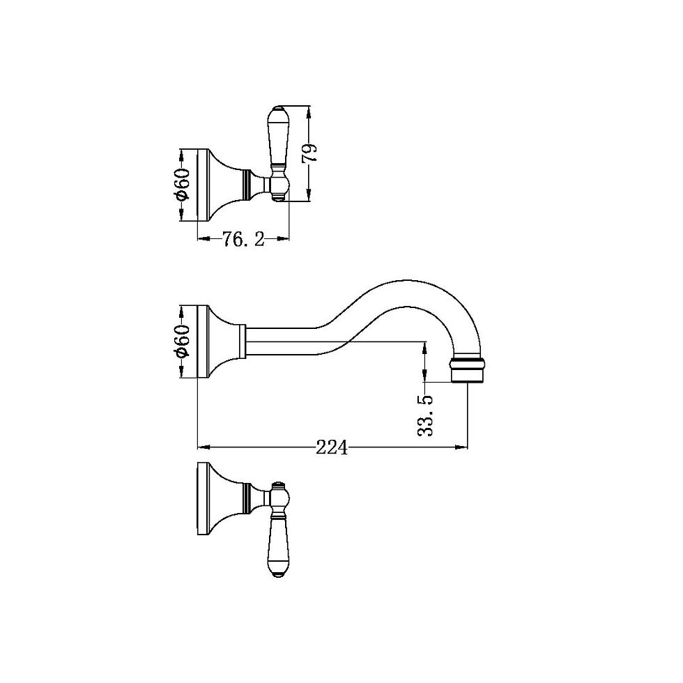 Thumbnail: YORK WALL BASIN SET