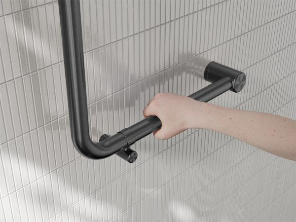 MECCA CARE 32MM AMBULANT 90 DEGREE BENT TUBE GRAB RAIL