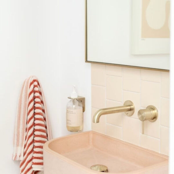 Thumbnail: MECCA WALL BASIN/BATH MIXER SEPARATE BACK PLATE 230MM