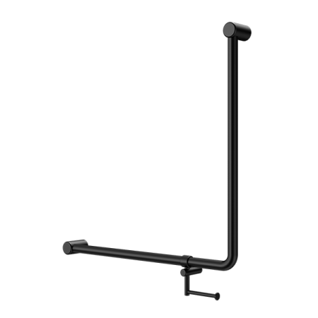 Thumbnail: MECCA CARE 32MM 90 DEGREE NZ4121 ACCESSIBLE TOILET GRAB RAIL WITH TOIL